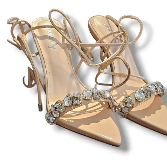 Vivianly wrap tie sling backs - Picture 2 of 10